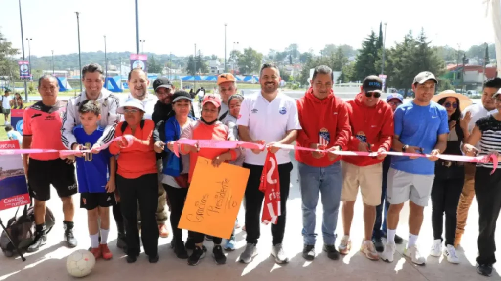 Ayuntamiento de Puebla entrega rehabilitación del deportivo "El Capulín"
