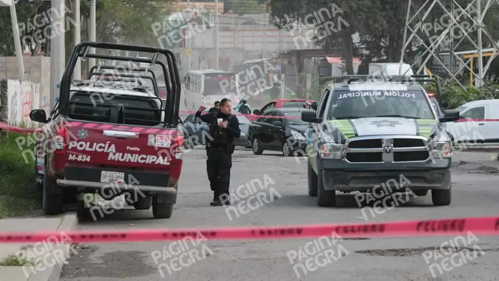Asesinan a balazos a pareja en la colonia Constitución Mexicana de Puebla 