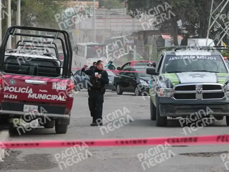 Asesinan a balazos a pareja en la colonia Constitución Mexicana de Puebla 