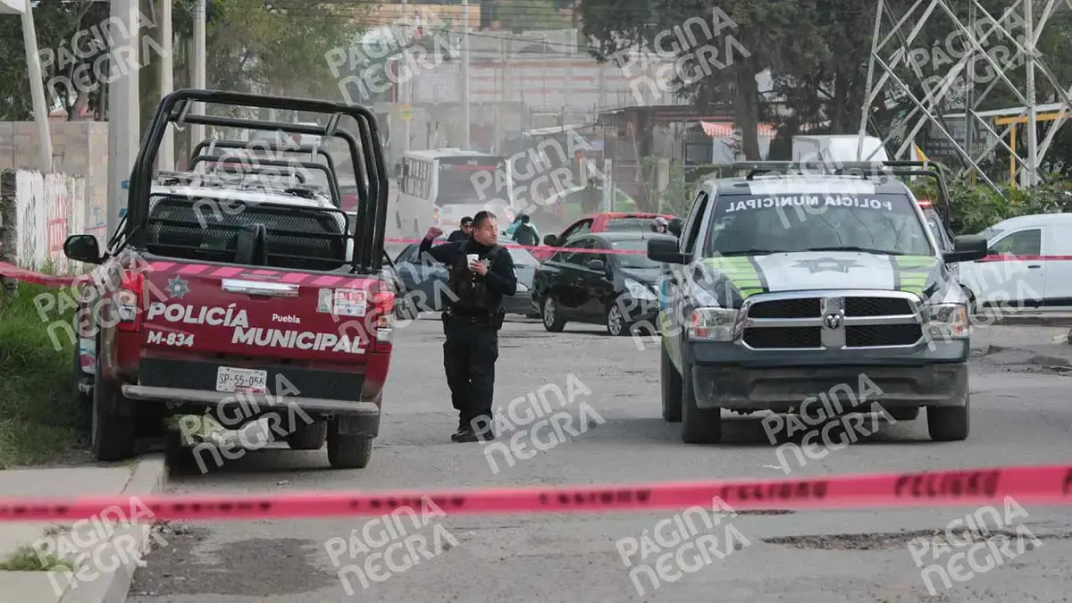 Asesinan a balazos a pareja en la colonia Constitución Mexicana de Puebla 