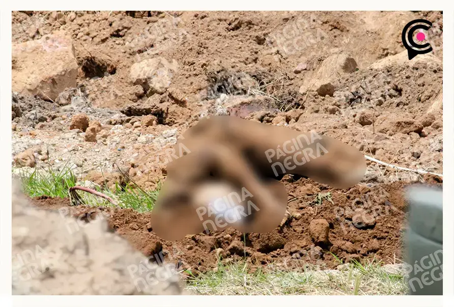 Cerca de un panteón de Coronango, trabajadores encontraron un cuerpo embolsado y enterrado 
