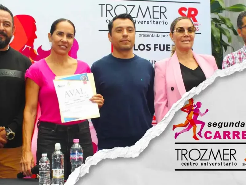 Presentan Segunda Carrera Trozmer; destinarán parte de lo recaudado a prevención del Cáncer de Mama