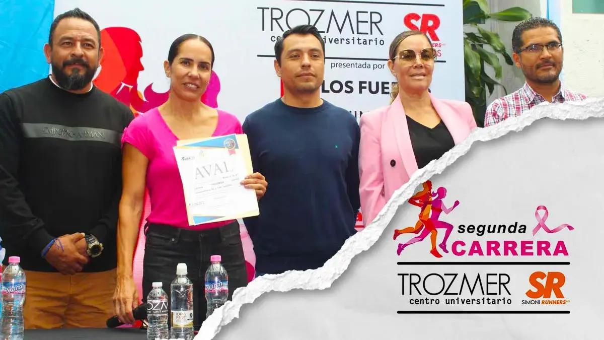 Presentan Segunda Carrera Trozmer; destinarán parte de lo recaudado a prevención del Cáncer de Mama
