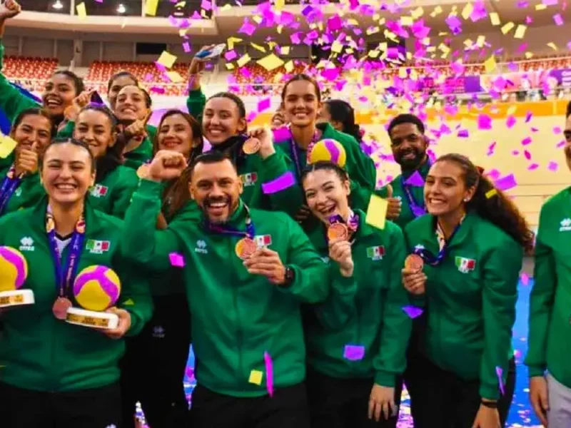 Selección Mexicana Femenil de Voleibol Sub 23 gana medalla de bronce en la Copa Panamericana