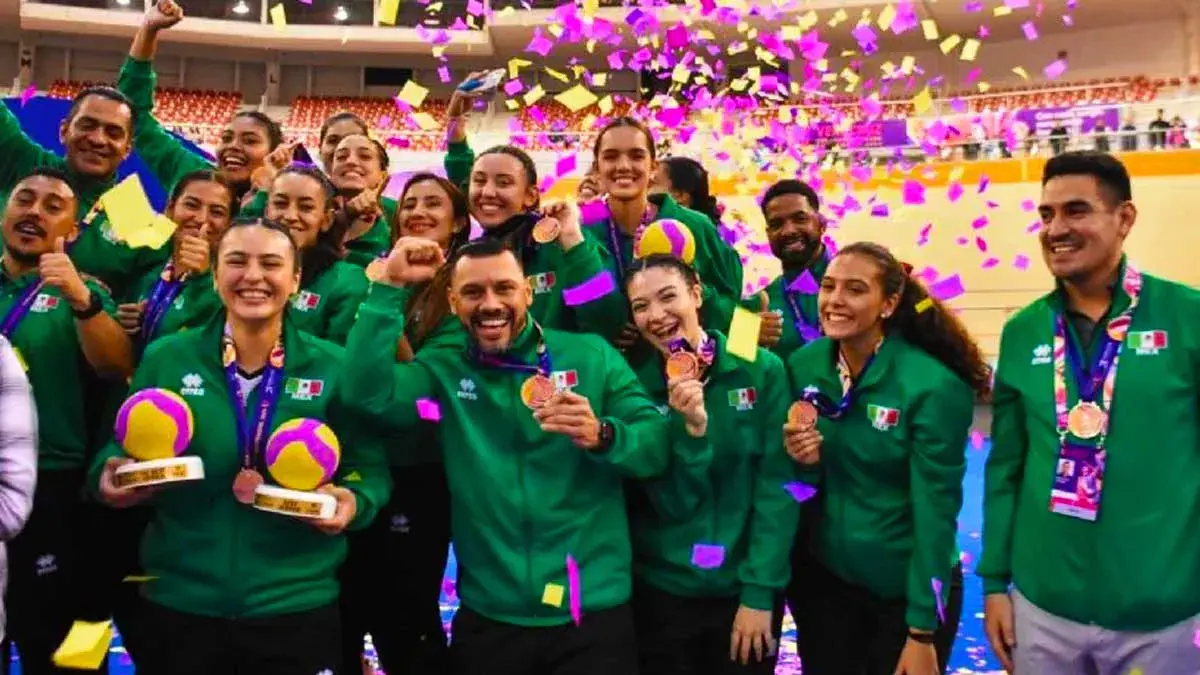Selección Mexicana Femenil de Voleibol Sub 23 gana medalla de bronce en la Copa Panamericana