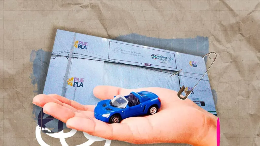 Sólo el 10% de los autos en Puebla son llevados a verificación en cada periodo