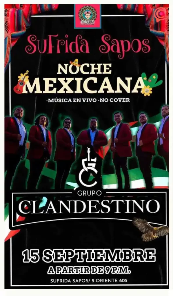 Te recomendamos cinco lugares para festejar el 15 de septiembre en Puebla 