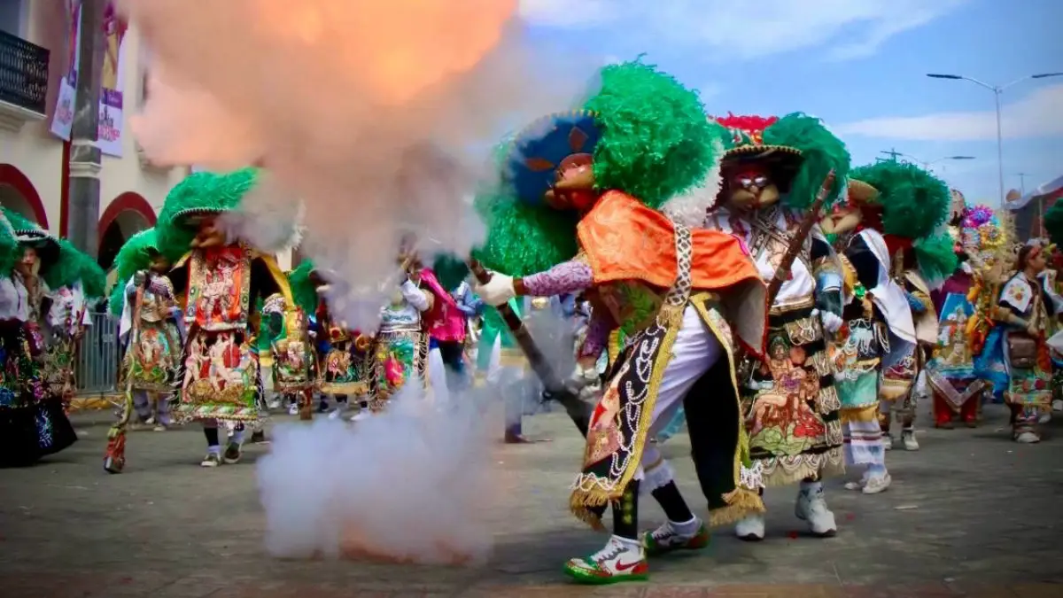 Con gran ambiente familiar, se desarrolló el tercer día del Carnaval de Huejotzingo 2024
