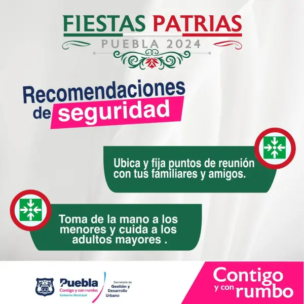 Ayuntamiento emite medidas de prevención para celebraciones de Fiestas Patrias