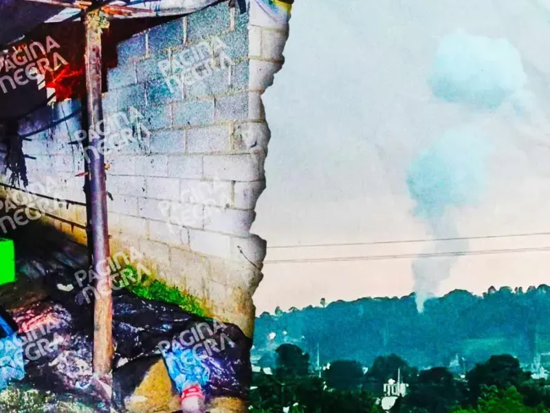 Explosión de taller de pirotecnia en San Pedro Cholula deja varios heridos