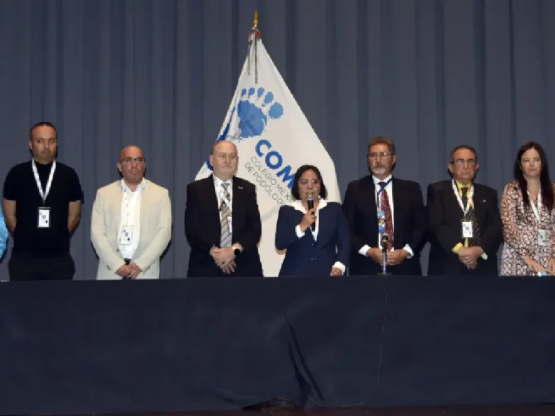 Representantes del Primer Congreso Internacional de Podólogos Colegiados.