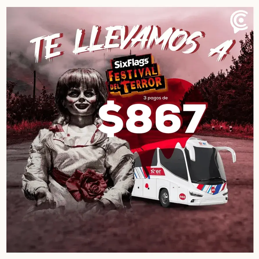 Estrella Roja te lleva al Festival del Terror Six Flags 2024