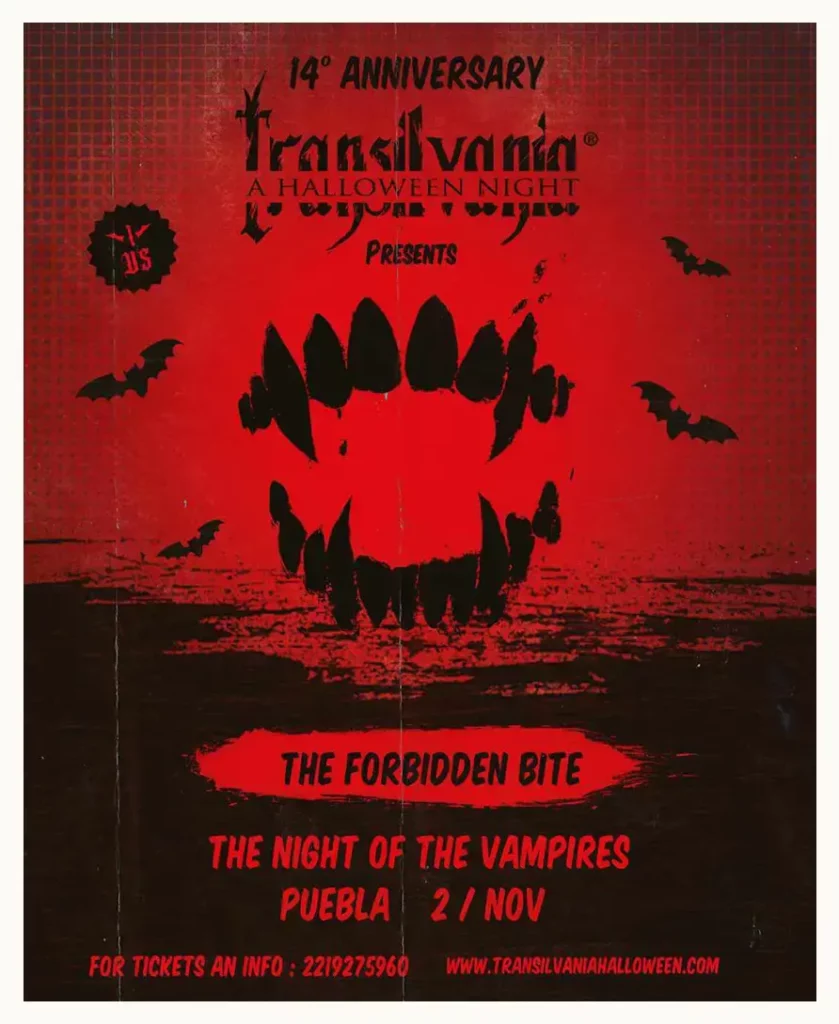 Puebla vivirá una noche escalofriante y misteriosa en el Halloween Transilvania 2024 
