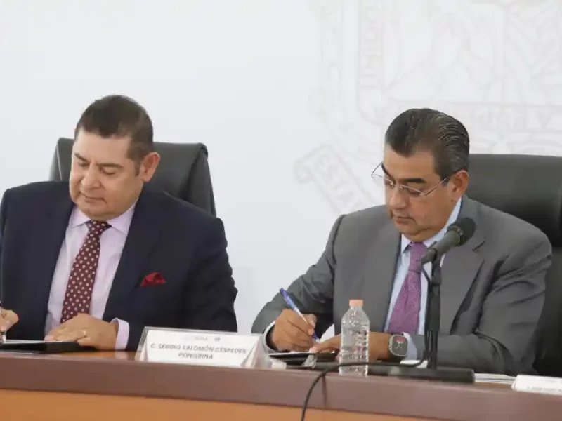 Inician Sergio Salomón y Alejandro Armenta proceso de transición del Poder Ejecutivo
