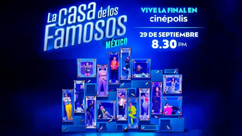 Cinemex y Cinépolis proyectarán la final de La Casa de Los Famosos México en Puebla