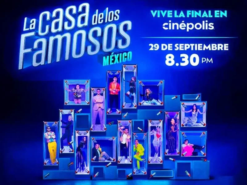 Cinemex y Cinépolis proyectarán la final de La Casa de Los Famosos México en Puebla