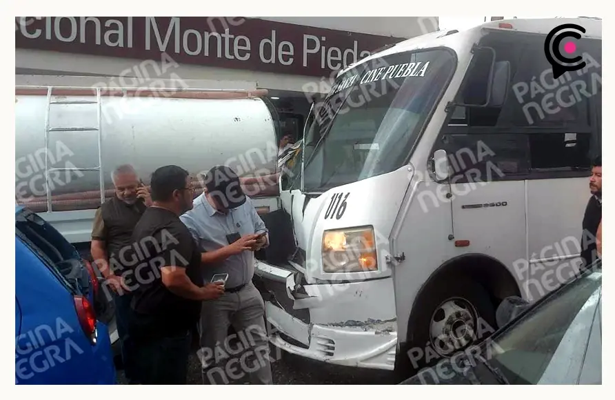 Choque entre Ruta 4, 3 Estrellas y pipa dejó 30 lesionados en Puebla