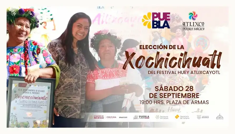 Conoce quién será la representante del Huey Atlixcáyotl en la elección de la Xochicihuatl