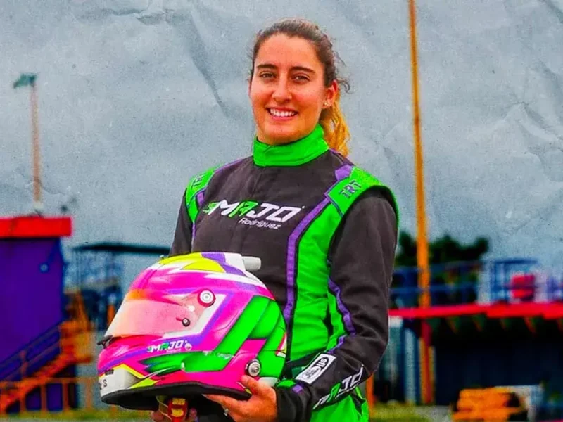 “Majo” Rodríguez, lista para competir en el Gran Premio Diego Duez de la Copa Notiauto 
