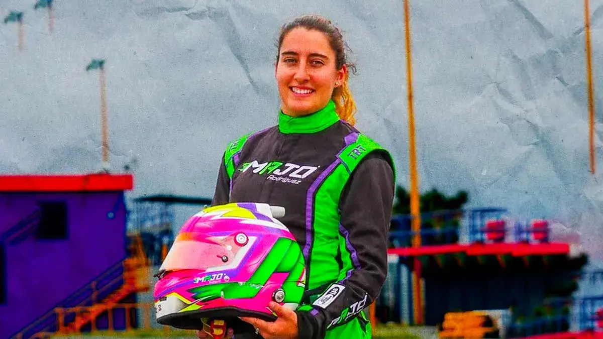 “Majo” Rodríguez, lista para competir en el Gran Premio Diego Duez de la Copa Notiauto 