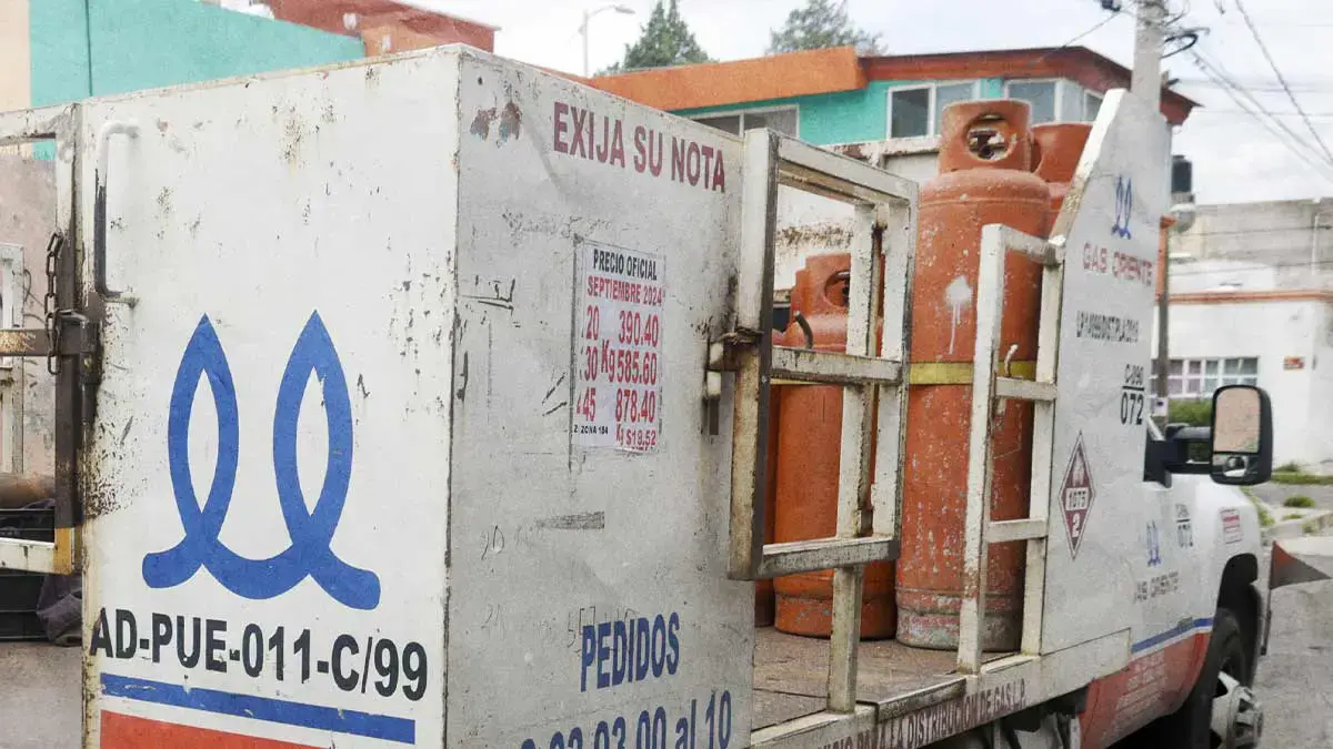 Precio del gas en Puebla se mantiene la primera semana octubre