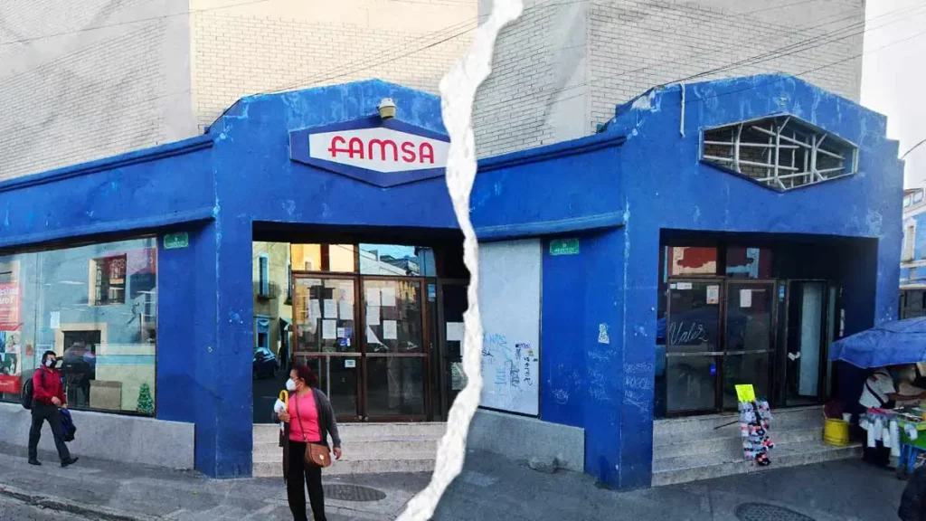 Antigua Famsa del Centro Histórico de Puebla ahora es una tienda china 