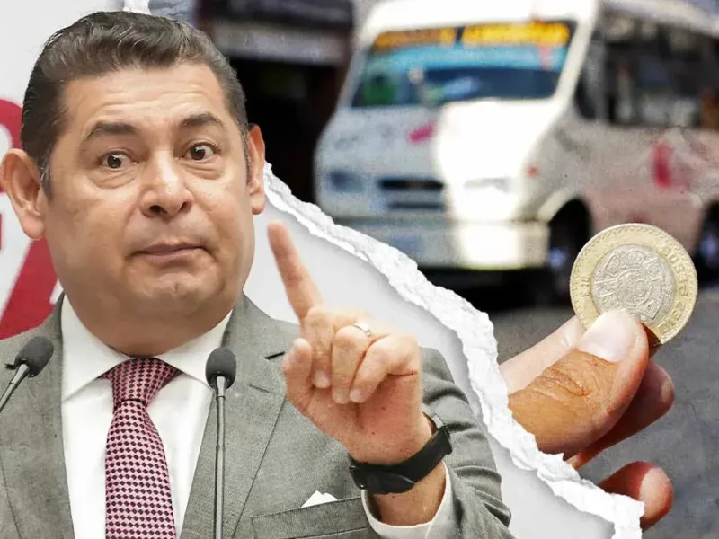 Alejandro Armenta no descarta aumento al pasaje del transporte público en su sexenio