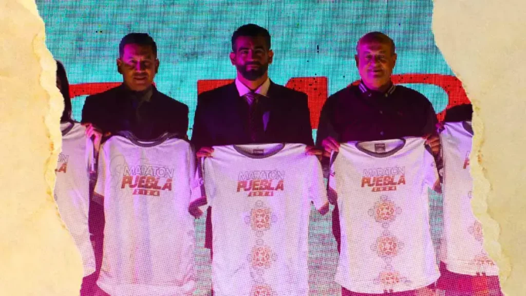 Playera y medalla del Maratón Puebla 2024 están inspiradas en el arte barroco y ángeles