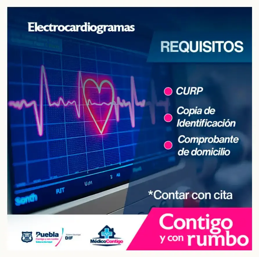 SMDIF de Puebla invita a realizarse estudio de electrocardiograma