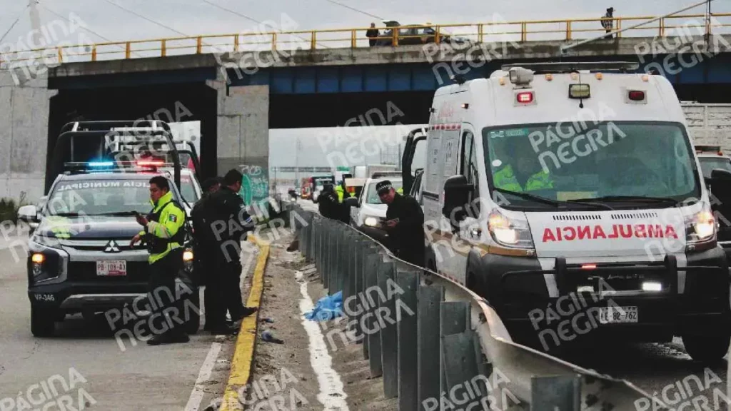 Joven murió aparentemente atropellado en la autopista Puebla-Orizaba
