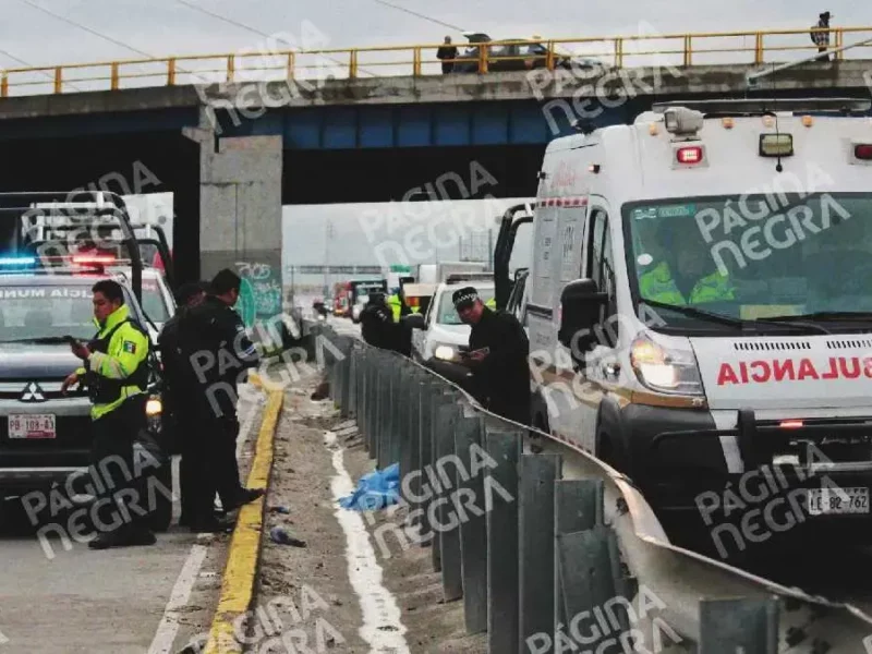 Joven murió aparentemente atropellado en la autopista Puebla-Orizaba