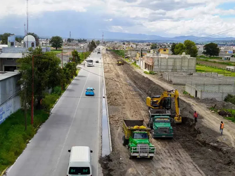 Norma Layón dejará el boulevard de 4 carriles en carretera a Moyotzingo