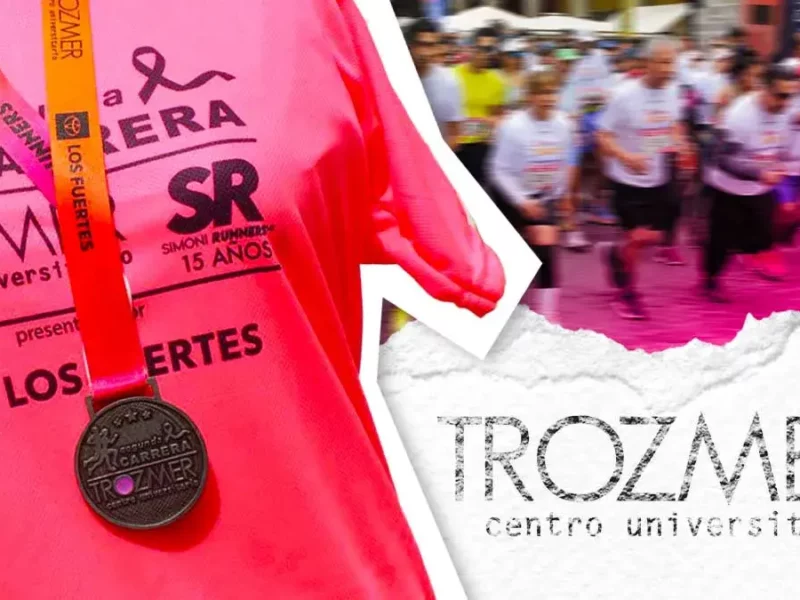 Universidad Trozmer presenta medalla y playera de su Segunda Carrera; esperan mil corredores 