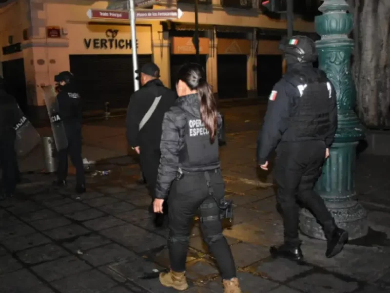 Ayuntamiento de Puebla mantiene operativo en el Centro Histórico