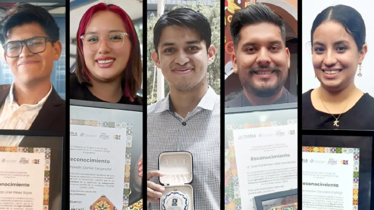Universitarios BUAP reciben Premio Estatal de la Juventud “Vicente Suárez” 2024