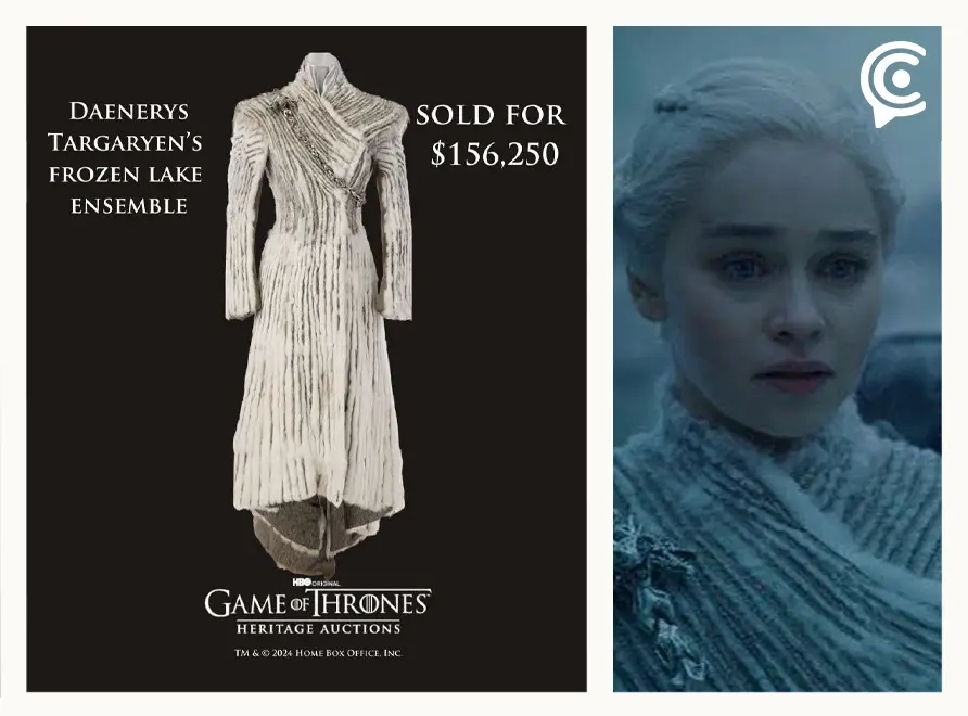 Pagan casi medio millón de dólares por trono de Game of Thrones es en subasta