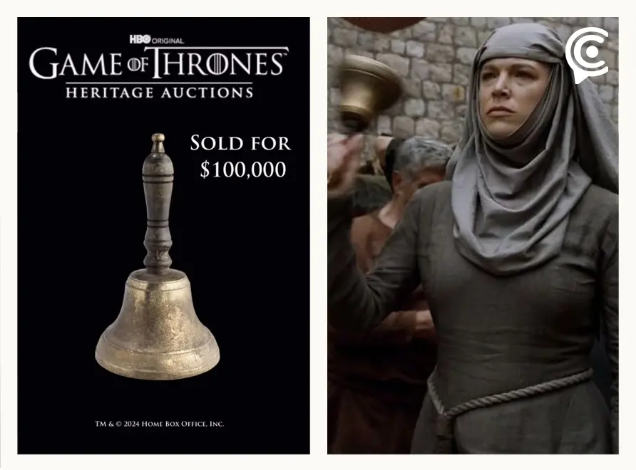 Pagan casi medio millón de dólares por trono de Game of Thrones es en subasta
