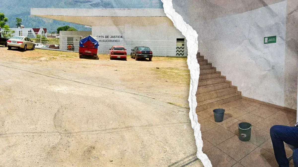Dejan en completo abandono la Casa de Justicia de Huauchinango