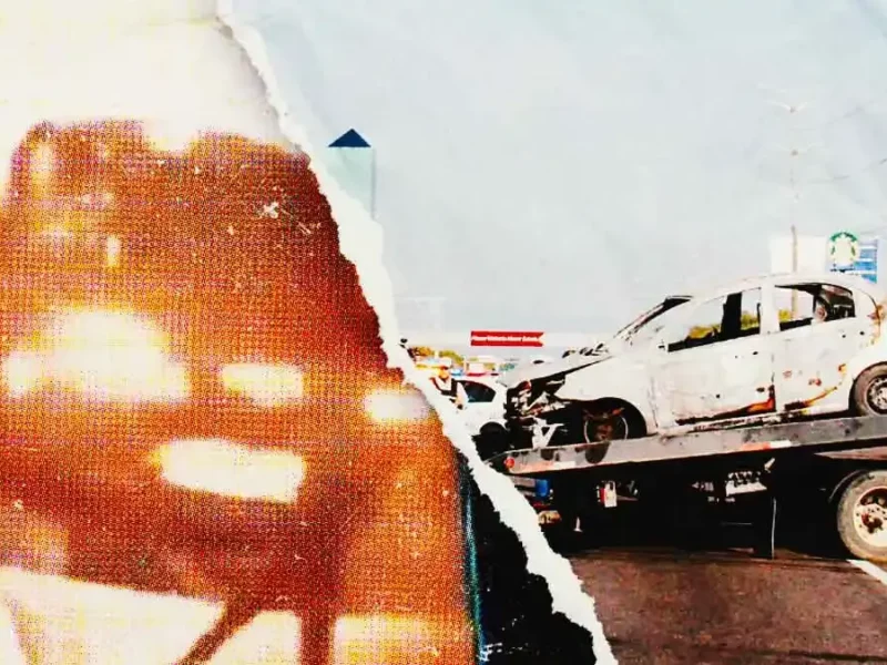 Calcinados en la autopista México-Puebla corresponden a ladrones de Camaro en Prados Agua Azul