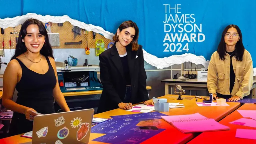 Jóvenes poblanas participan como finalistas en el James Dyson Award 2024 