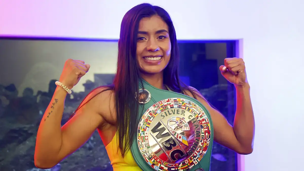 Gabriela “La Bonita” Sánchez lista para su segunda defensa del Cinturón de plata del CMB