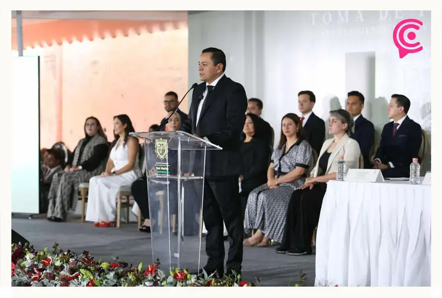 Juan Manuel Alonso rindió protesta como alcalde; promete cercanía y reconciliación en San Martín Texmelucan 
