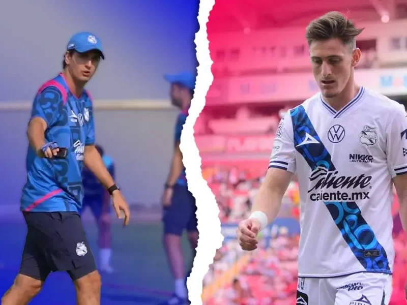 Sergio de la Torre y Facundo Waller protagonizan pelea en entrenamiento del Club Puebla 
