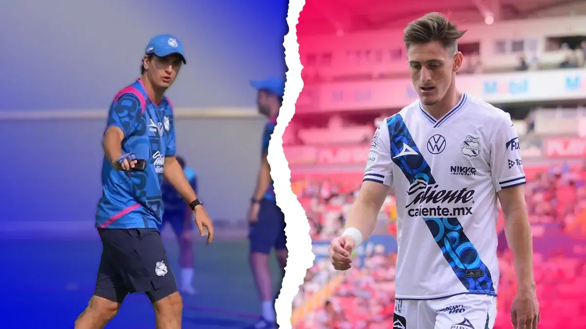 Sergio de la Torre y Facundo Waller protagonizan pelea en entrenamiento del Club Puebla 
