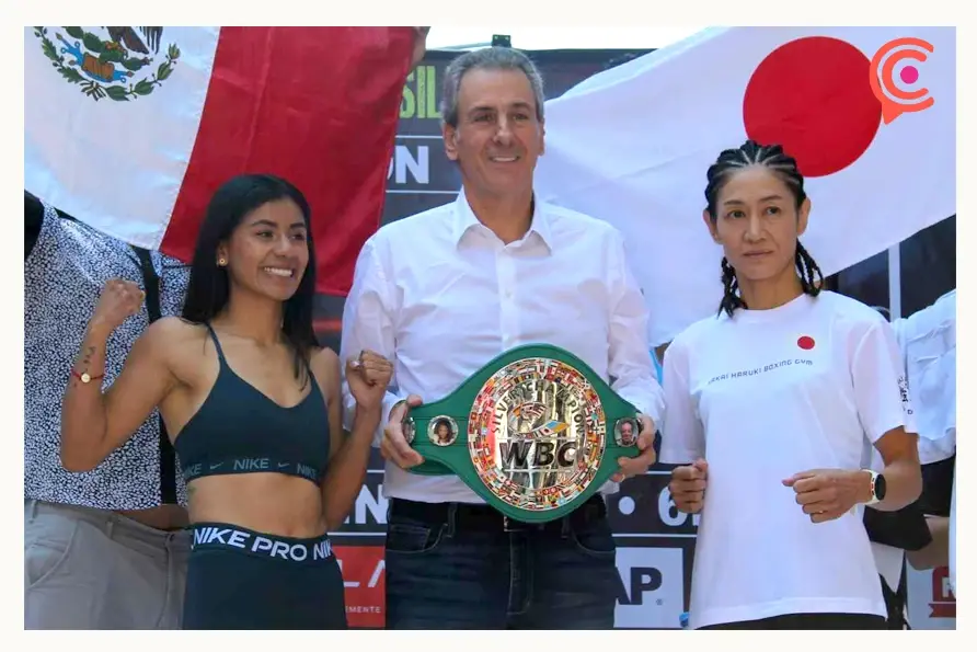 Gabriela “La Bonita” Sánchez cumple con pesaje; defenderá su cinturón de plata del CMB