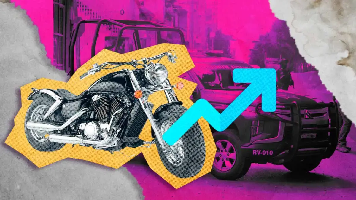 Crece 21% el robo de motocicletas en Puebla capital hasta septiembre de 2024 