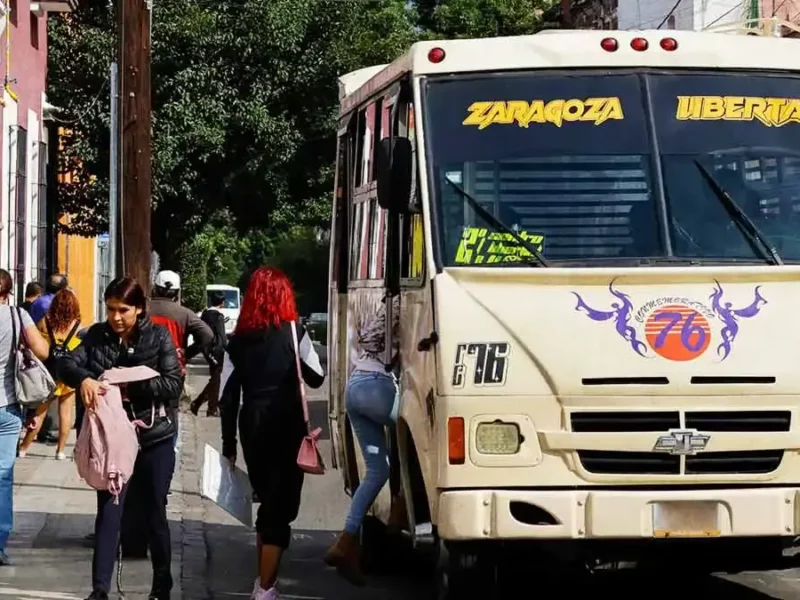 Transporte público, el lugar donde las personas de Puebla capital se sienten más inseguras 