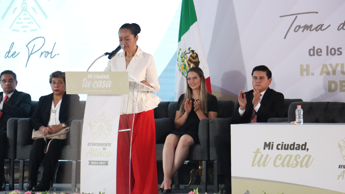 Ariadna Ayala toma protesta como presidenta de Atlixco; la primera mujer ser reelecta con gran aprobación