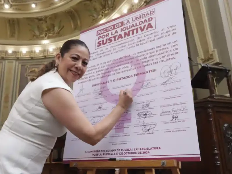 Firma LXII Legislatura Pacto de la Unidad por la Igualdad Sustantiva