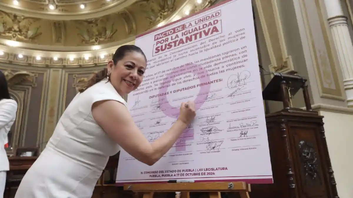 Firma LXII Legislatura Pacto de la Unidad por la Igualdad Sustantiva